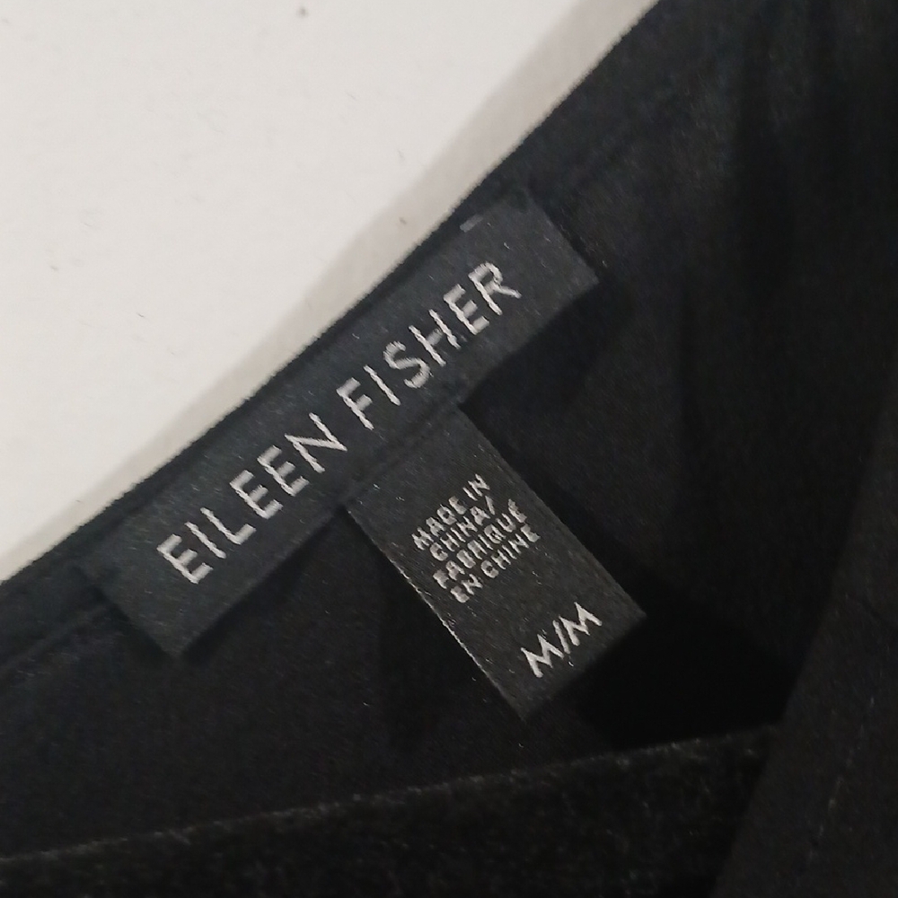 Eileen Fisher Black Sleeveless Top - Picture 3 of 4